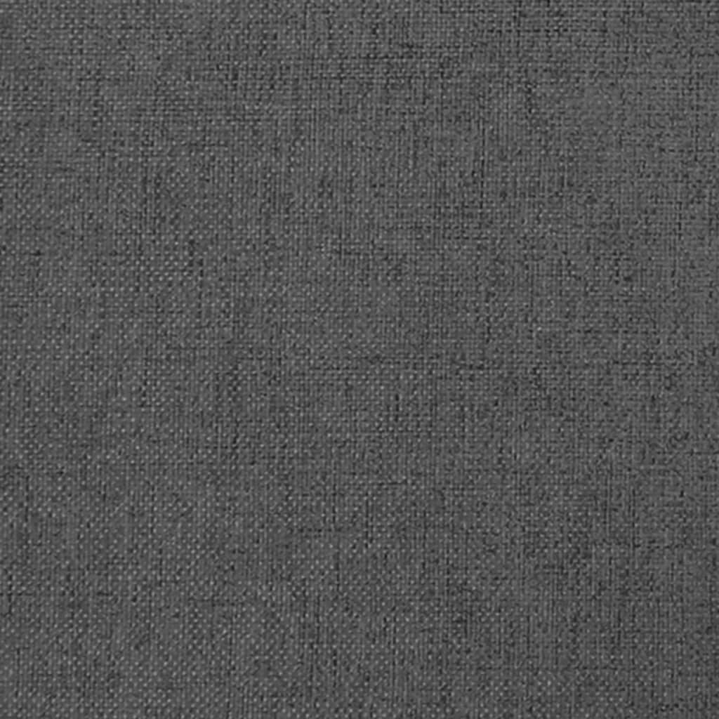 Relaxační Křeslo Tmavě Šedé Textil