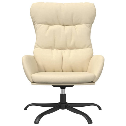 Relaxační Křeslo Krémové Textil