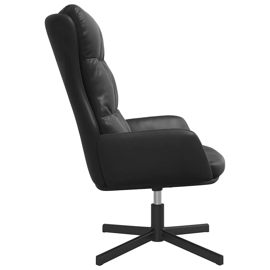 Relaxační Křeslo Černé Umělá Kůže