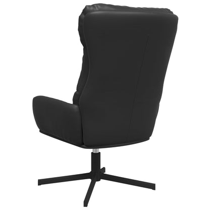 Relaxační Křeslo Černé Umělá Kůže
