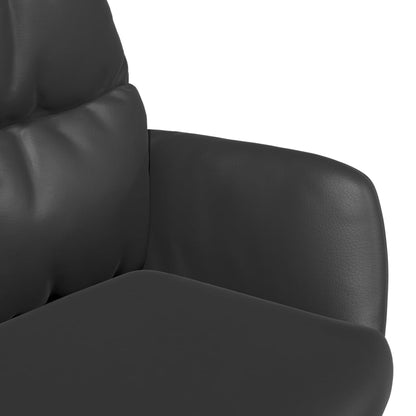 Relaxační Křeslo Černé Umělá Kůže