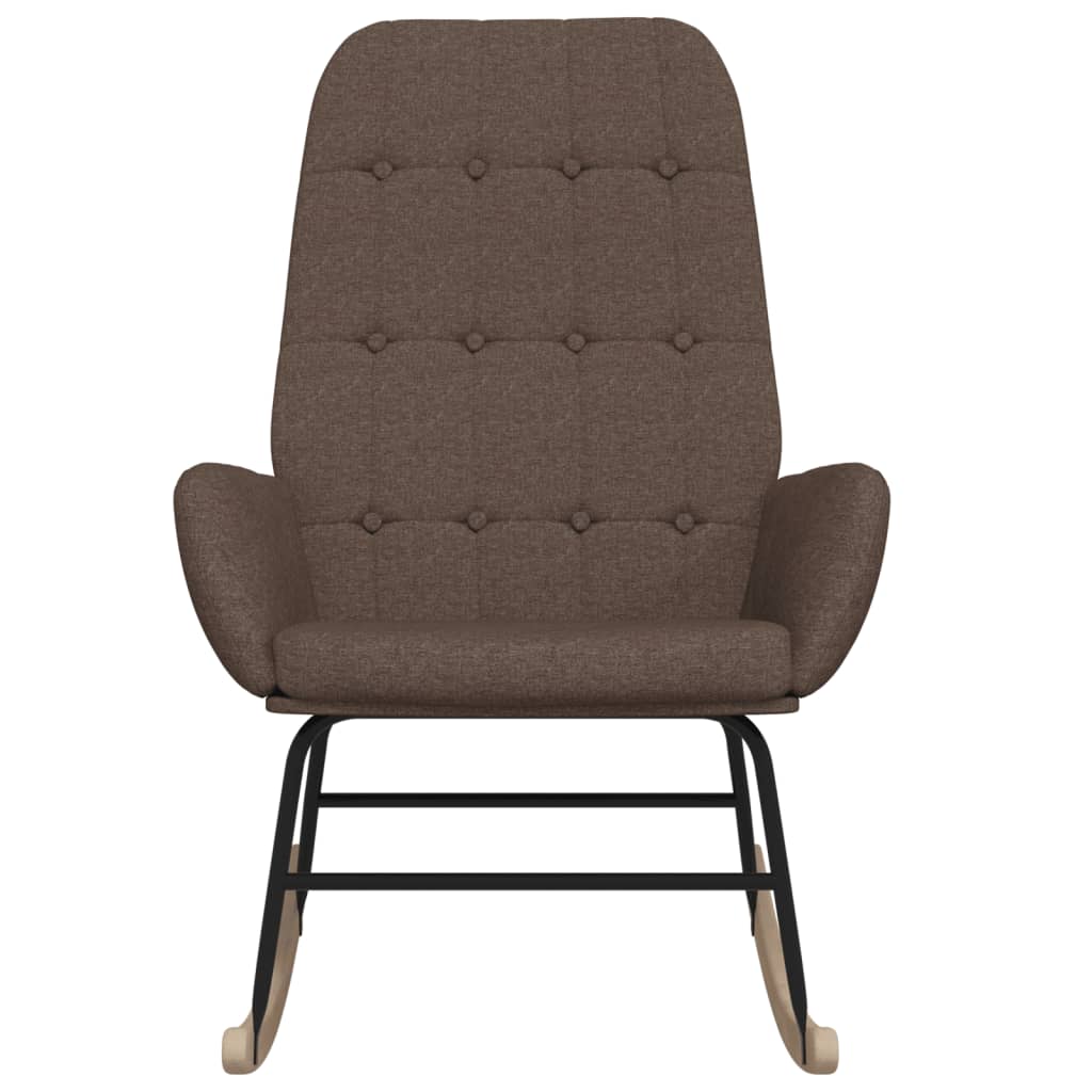 Houpací Křeslo Taupe Textil