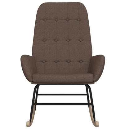 Houpací Křeslo Taupe Textil