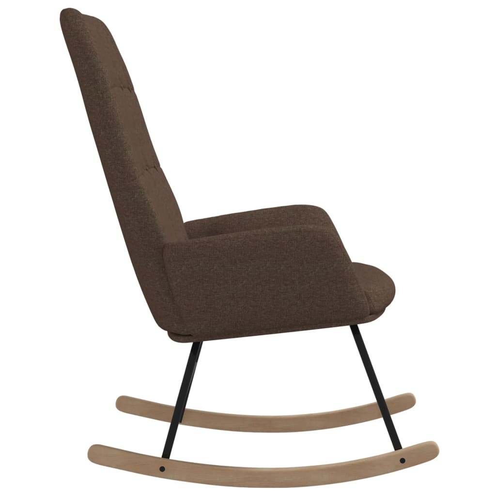 Houpací Křeslo Taupe Textil
