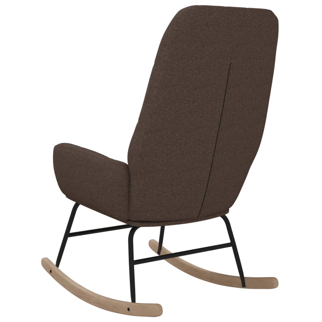 Houpací Křeslo Taupe Textil