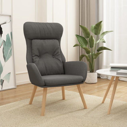 Relaxační Křeslo Hořčicově Žluté Textil