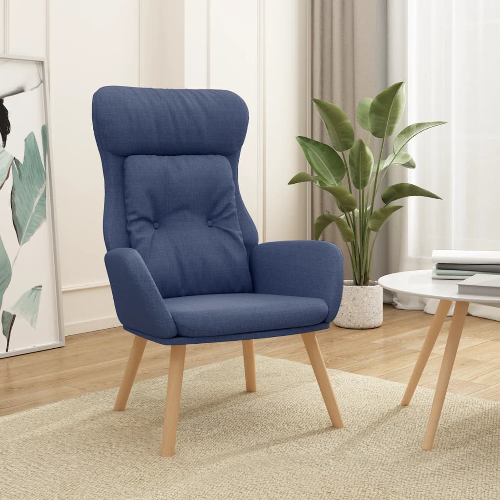 Relaxační Křeslo Hořčicově Žluté Textil