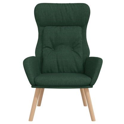 Relaxační Křeslo Tmavě Zelené Textil