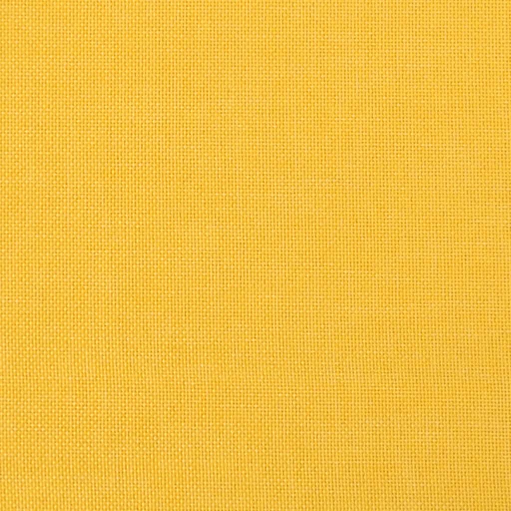 Relaxační Křeslo Hořčicově Žluté Textil
