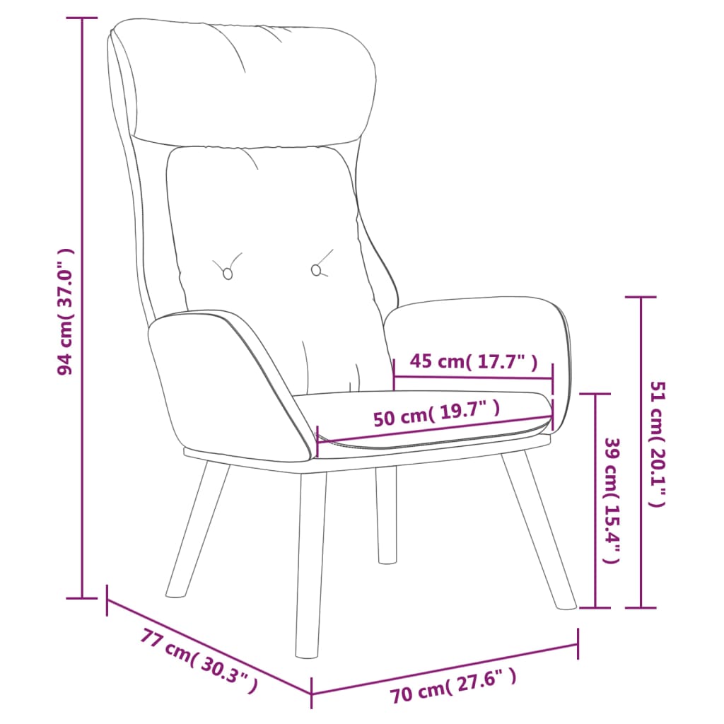 Relaxační Křeslo Světle Šedé Textil A Pvc