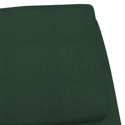 Relaxační Křeslo Tmavě Zelené Textil
