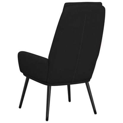 Relaxační Židle Černá Textil
