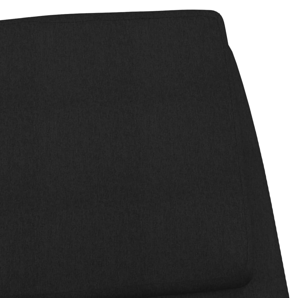 Relaxační Židle Černá Textil