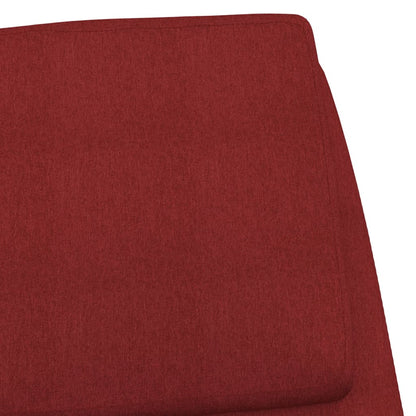 Relaxační Křeslo Vínové Textil