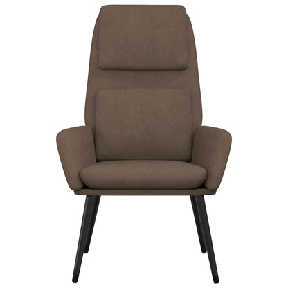 Relaxační Židle Taupe Textil