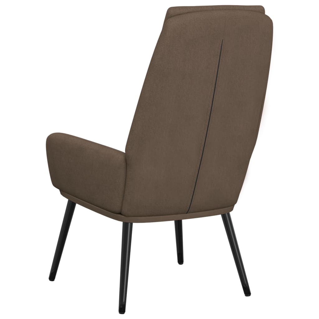 Relaxační Židle Taupe Textil