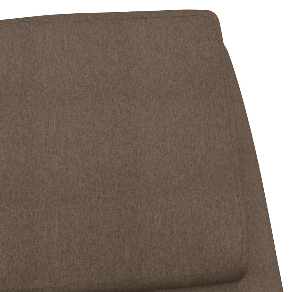 Relaxační Židle Taupe Textil
