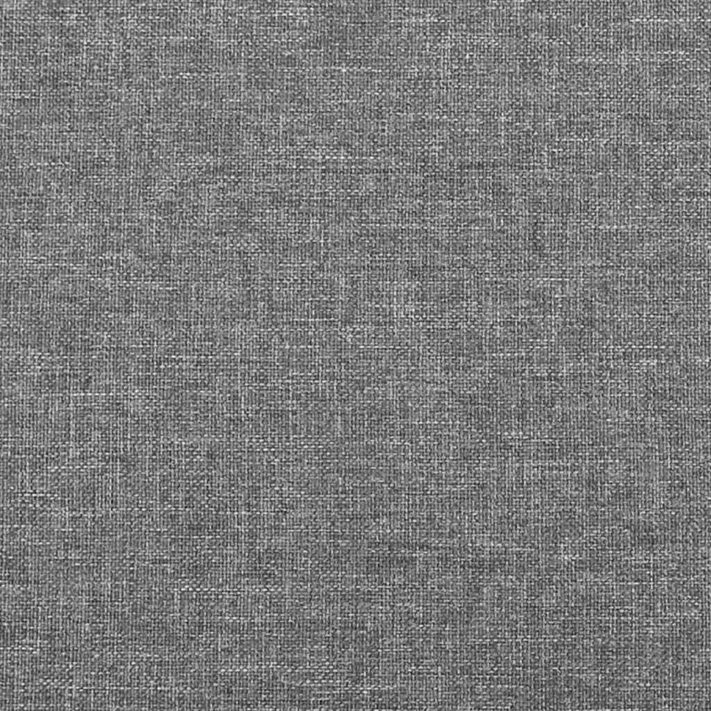 Relaxační Křeslo Světle Šedé Textil
