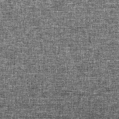 Relaxační Křeslo Světle Šedé Textil