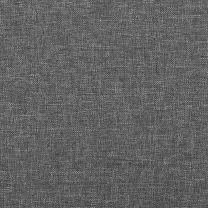 Relaxační Židle Tmavě Šedá Textil