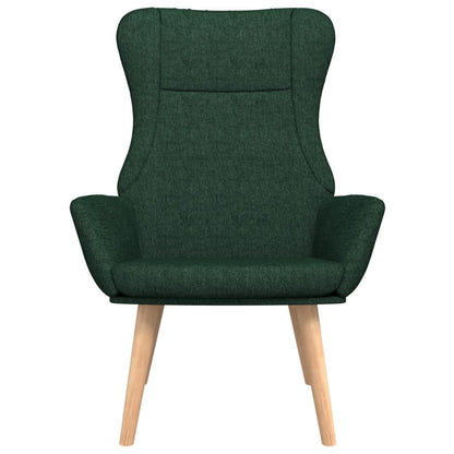 Relaxační Křeslo Tmavě Zelené Textil