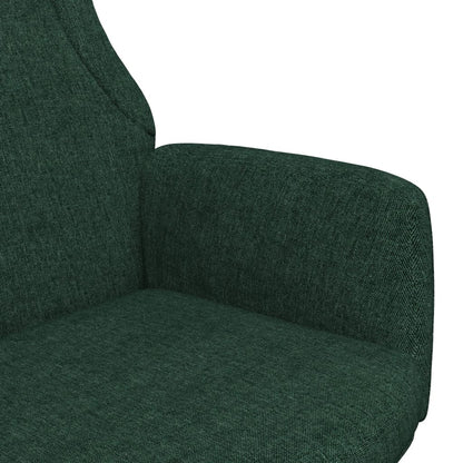 Relaxační Křeslo Tmavě Zelené Textil