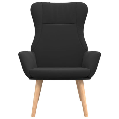 Relaxační Židle Černá Textil