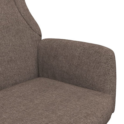 Relaxační Židle Taupe Textil