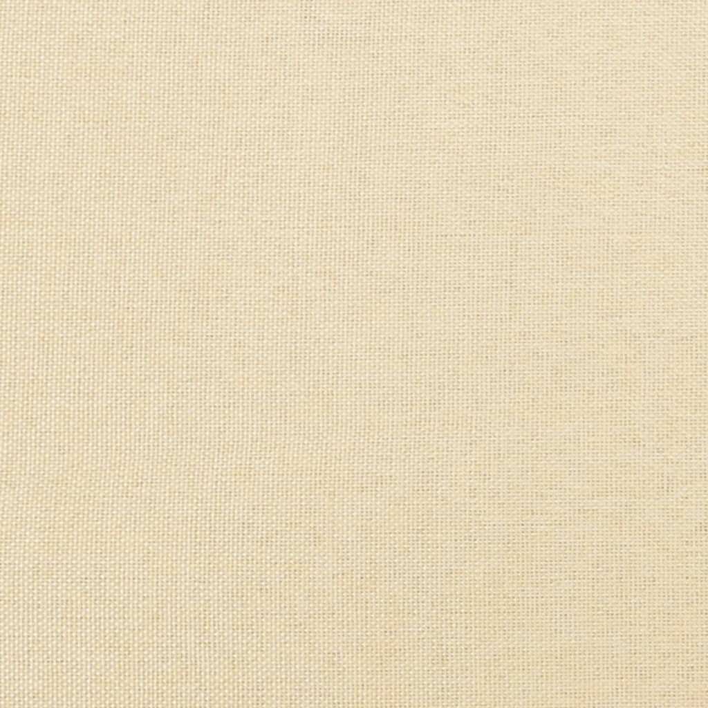 Podnožka krémová 45 x 29,5 x 35 cm textil