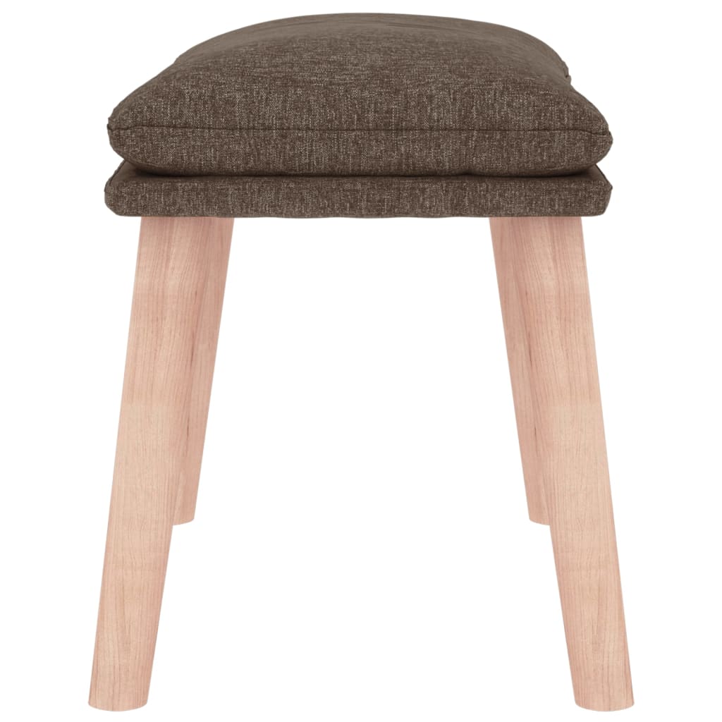 Podnožka Taupe 45 X 29,5 X 35 Cm Textil