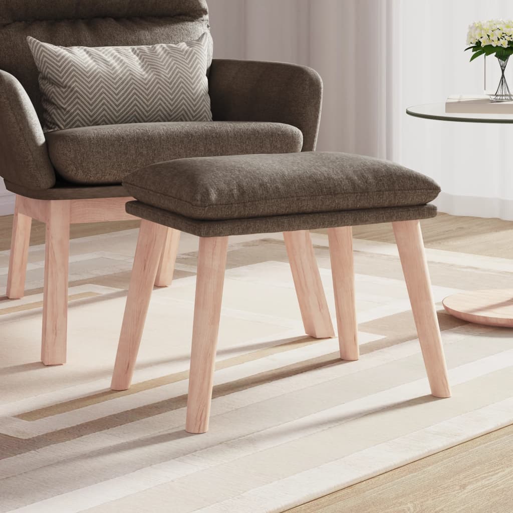Podnožka Taupe 45 X 29,5 X 35 Cm Textil