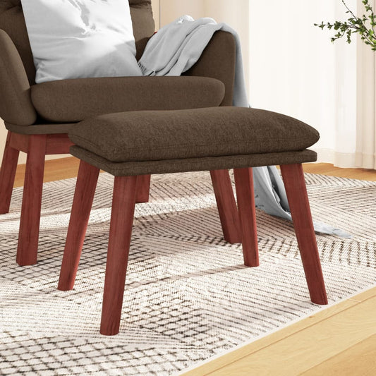 Podnožka Hnědá 45 X 29,5 X 35 Cm Textil