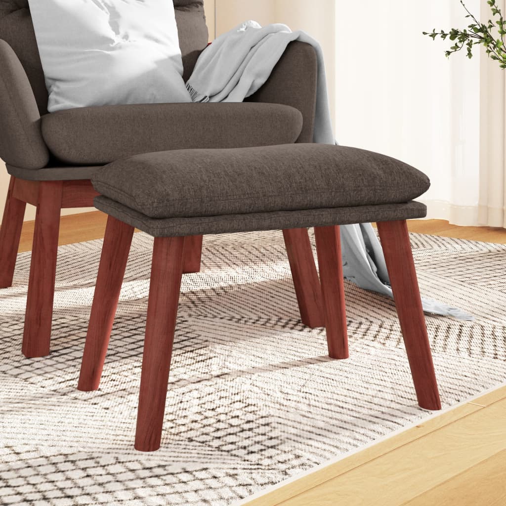 Podnožka Taupe 45 X 29,5 X 35 Cm Textil