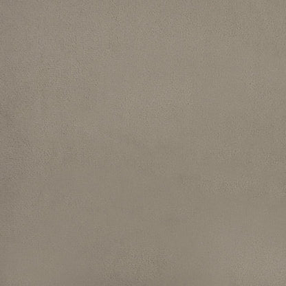 Podnožka Světle Šedá 45X29,5X35 Cm Samet