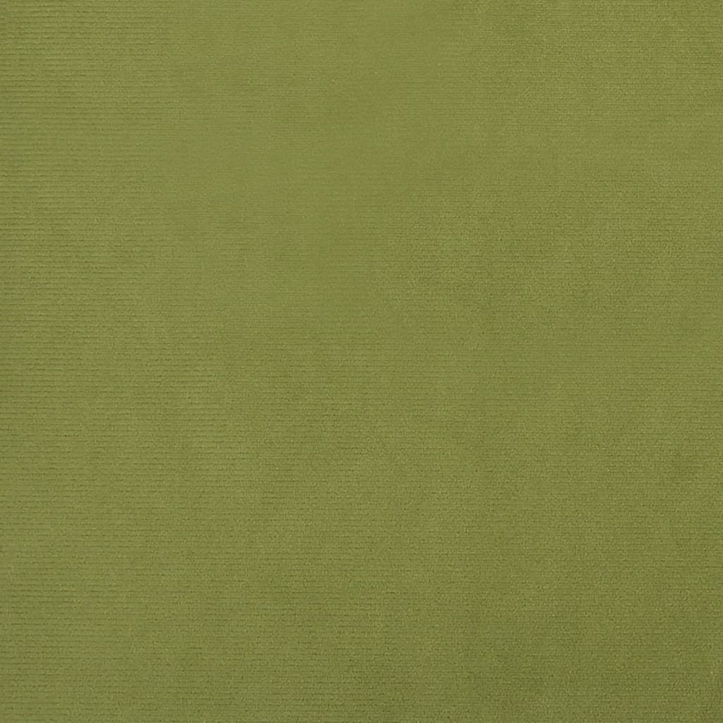 Podnožka Světle Zelená 45X29,5X35 Cm Samet
