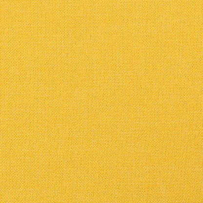 Podnožka Hořčicově Žlutá 45X29,5X35 Cm Textil A Umělá Kůže
