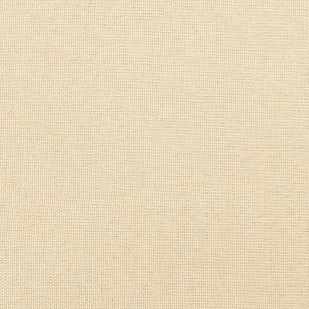 Podnožka Krémová 45X29,5X35 Cm Textil