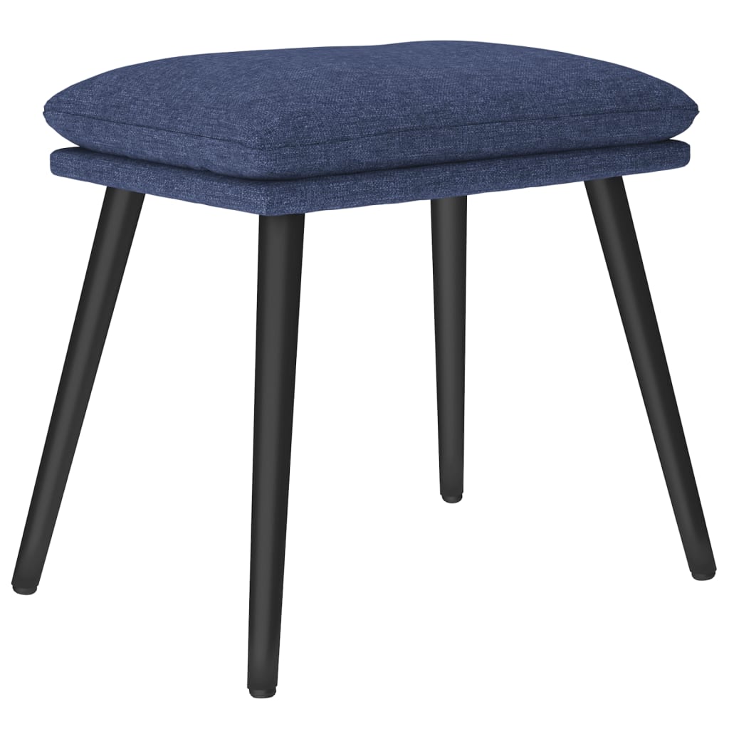 Podnožka Modrá 45 X 29,5 X 35 Cm Textil