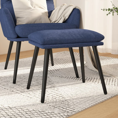 Podnožka Modrá 45 X 29,5 X 35 Cm Textil