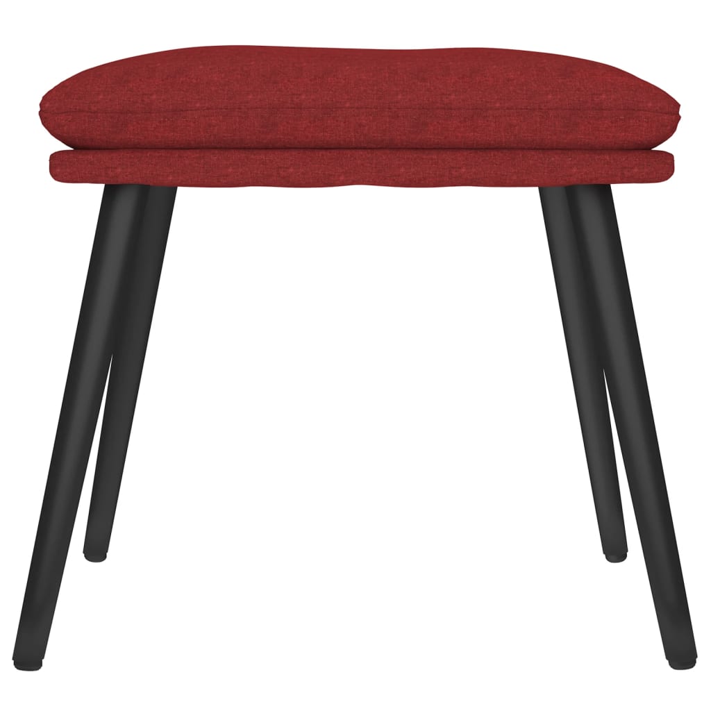 Podnožka Vínová 45 X 29,5 X 35 Cm Textil