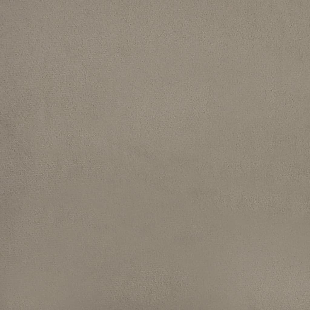 Podnožka Světle Šedá 45X29,5X35 Cm Samet