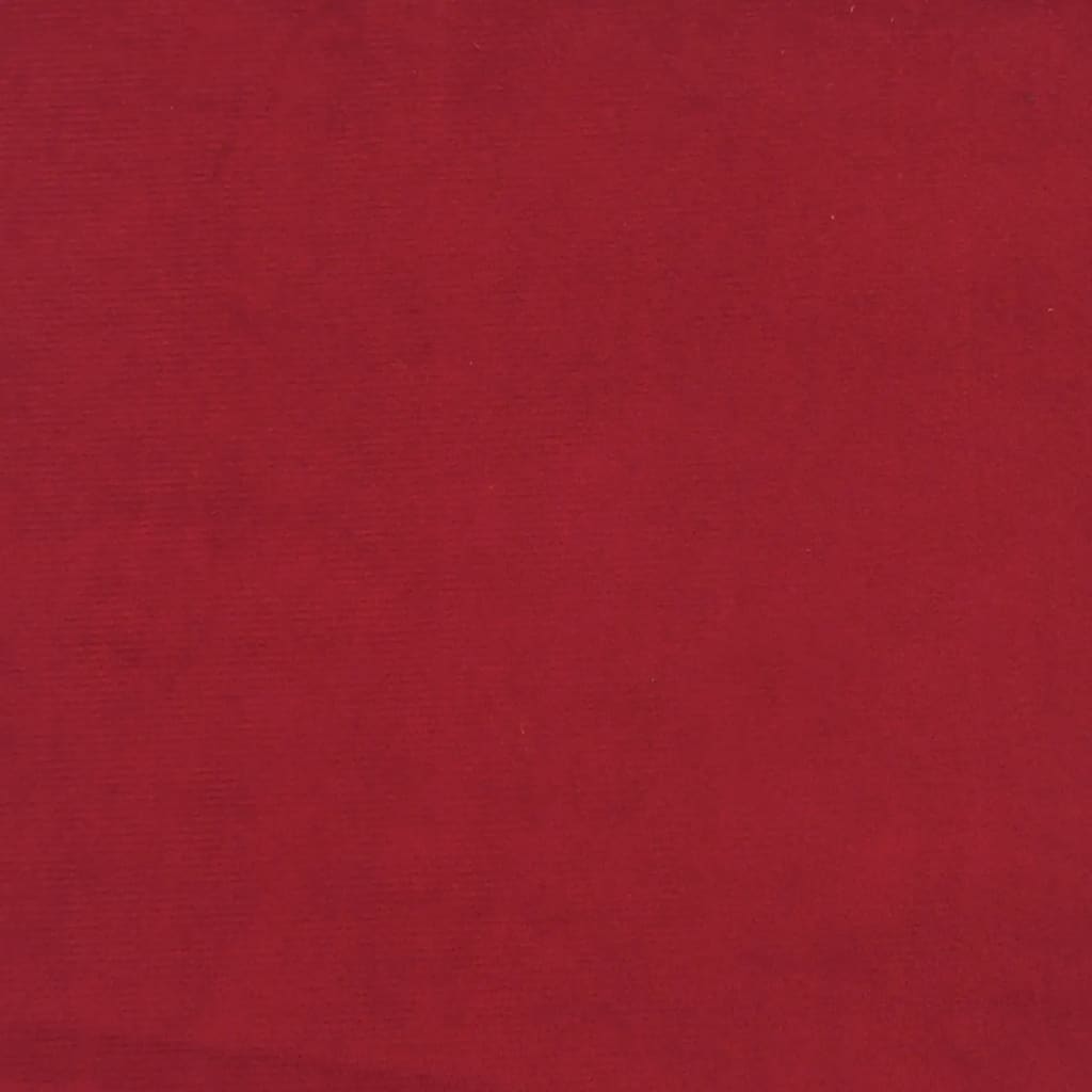 Podnožka Vínová 45X29,5X35 Cm Samet