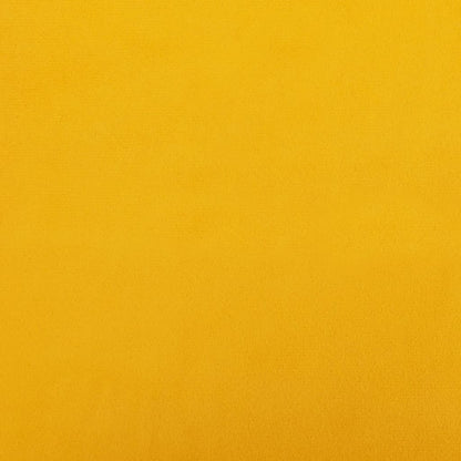 Podnožka Hořčicově Žlutá 45X29,5X35 Cm Samet