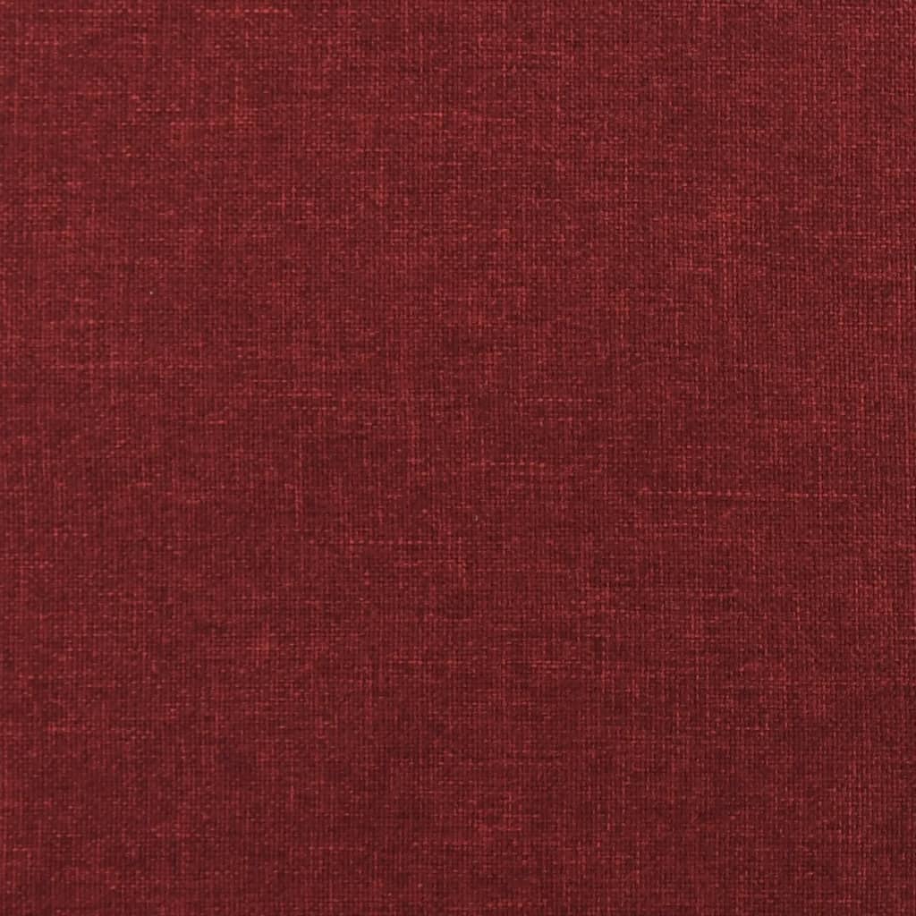 Podnožka Vínová 45X29,5X35 Cm Textil A Umělá Kůže