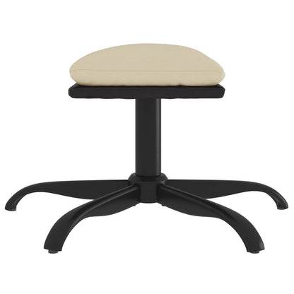 Podnožka 60X60X36 Cm Textil A Umělá Kůže