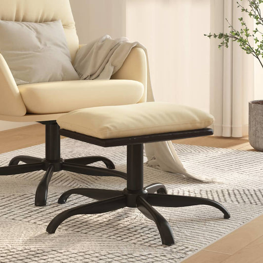 Podnožka 60X60X36 Cm Textil A Umělá Kůže