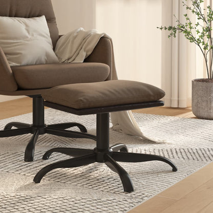 Podnožka 60X60X36 Cm Textil A Umělá Kůže