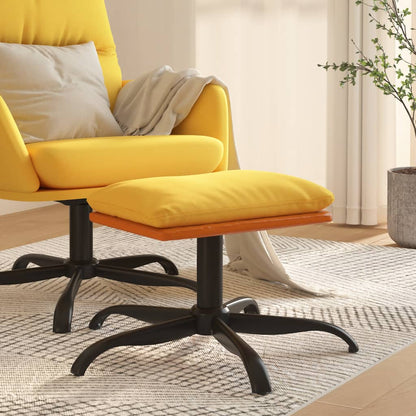 Podnožka 60X60X36 Cm Textil A Umělá Kůže