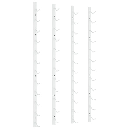 Nástěnné Stojany Na Víno Na 12 Lahví 2 Ks Bílé Železo Bílá