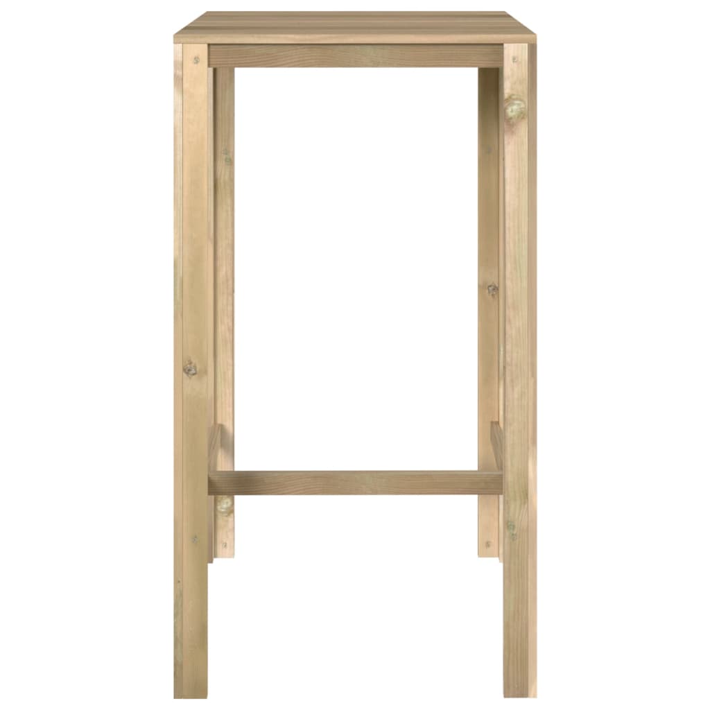 Barový Stůl 60 X 60 X 110 Cm Impregnovaná Borovice